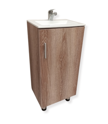 mueble para lavamanos a piso de 40 cm